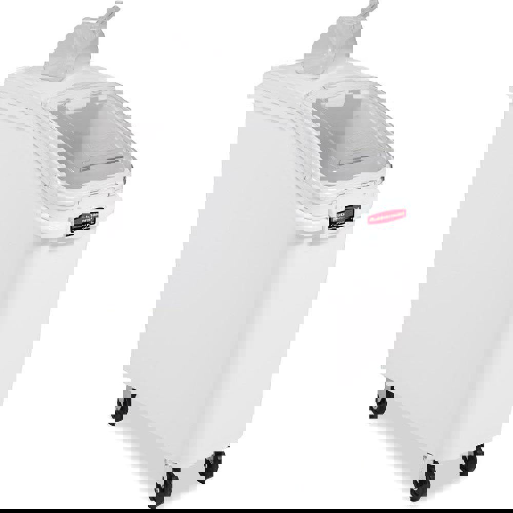 ProSave Mobile Ingredient Bin, 20.57 gal, 13.13 x 29.25 x 28, White, Plastic